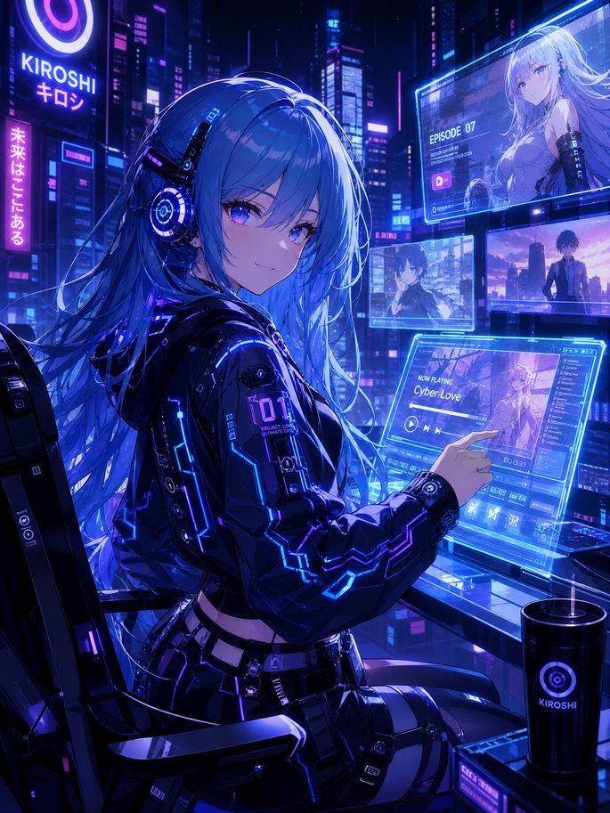 搜同网动漫-赛博少女AI觉醒 · 动漫演示